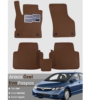 HONDA CİVİC FD6 SEDAN-(2006-2011) Uyumlu EVA Paspas Tam Set–Araca Özel,Su Geçirmez