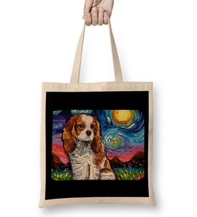Cavalier King Charles Spaniel 2 Night Bez Çanta Uzun Saplı