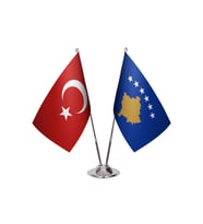 Kosova İkili Masa Bayrağı