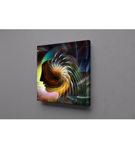 RENK KARTELASI KARE KANVAS TABLO 110x110cm (Karışık)