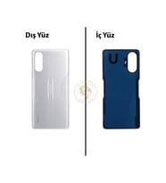 Yapıştırıcı Redmi K40 Gaming Gümüş Yapıştırıcı Arka Pil Kapağı + Yapıştırıcı ve Vida Seti
