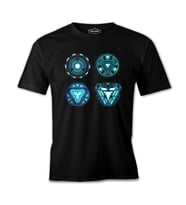 Ark Reaktör - Logolar Siyah Erkek Tshirt