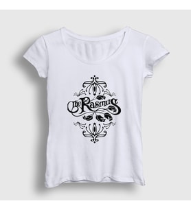 Presmono Kadın Beyaz Logo The Rasmus T-Shirt 550078tt (Beyaz)