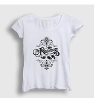 Presmono Kadın Beyaz Logo The Rasmus T-Shirt 550078tt (Beyaz)