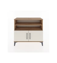 Arges Şifonyer 3 Raflı 2 Kapaklı 88x30x80 Çam-Aytaşı
