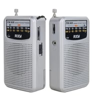 Bariton Cep Tipi Mini Analog Radyo Gri