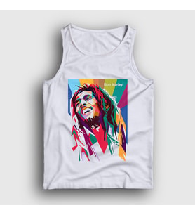 Presmono Unisex Beyaz Colors Bob Marley Atlet 264723tt