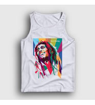 Presmono Unisex Beyaz Colors Bob Marley Atlet 264723tt