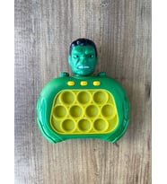 Işıklı Sesli Popit Pilli Eğitici Özel Karakterli Pop it Stres Giderici Quick Push Konsol (Yeşil)