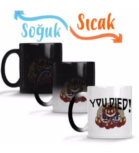Cuphead 02 Sihirli Kupa Bardak Porselen