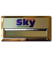 Gold Renk Cepli Yaka İsimliği