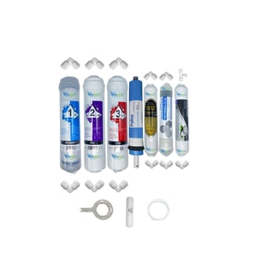 PWS Kapalı Kasa Su Arıtma Cihazı  STD 7li Pallas mebran B12 Alkali+şeffaf mineral+gümüş iyon tat