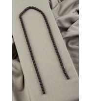 Hematit Doğal Taş Mat Siyah Dikdörtgen Kesim 4x6mm Dizi [AA]