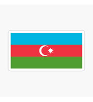 Azerbaycan Bayrağı Çıkartması Araba Oto Sticker Etiket