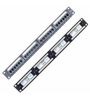 POWERMASTER PM-12231 24 PORT UTP CAT6 PATCH PANEL * S-LINK SL-P624
