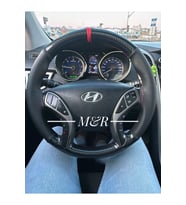 Kristal Karbon Nokta Deri Direksiyon Simit Kılıf(Tüm Araç Modellere Dikilir ford hyundai renaultvb.)