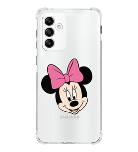 Samsung Galaxy A04s  Köşe Korumalı Antişok Kapak Minnie Mouse Tasarımlı Şeffaf  Kılıf
