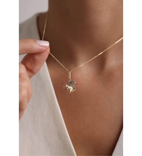 Sincap Kilitli Charm Kolye