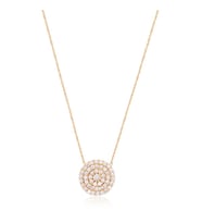 EMILIANO JEWELLERY 925 AYAR GÜMÜŞ ZİRKON TAŞLI YUVARLAK KOLYE