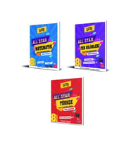 Newton 8. Sınıf All Star Soru Bankası Seti Matematik - Fen Bilimleri - Türkçe (3 Kitap)