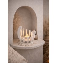 Saklı Işık Heykelsi Tealight Mumluk, Bohem Mum Dekor, Ortam Aydınlatma, Hediyelik Dekorasyon