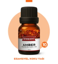 Amber Esansiyel Uçucu Koku Yağı Buhurdanlık Yağı Difüzör Esansı Küre 10ml