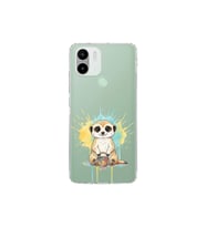 Redmi A1 Plus ile Uyumlu Splash Mirket Tasarımlı Şeffaf Silikon Kılıf