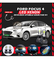 Ford Focus 4 2018-2024 Uzun Far Uyumlu Şimşek Etkili Led Xenon Pro Series H1