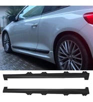 Vw Scirocco R Yan Marşpiyel Seti Mat Siyah Plastik 2 Adet 2008 -2017