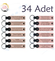 Pudra & Yavru Ağzı, 34’lü Set, Kişisel Mesajlı Anahtarlık, Matematik Öğretmeninden Karne Sürprizi