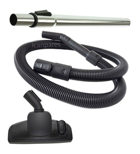 Bosch Uyumlu BGC 2U230 Elektrikli Süpürge Hortumu Emici Yer Başlığı Teleskopik Boru