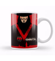 V For Vendetta Kupa Bardak Porselen