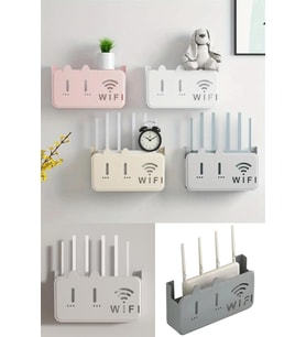 Beyaz Pleksi Kedi Desenli Wifi Kutusu Duvar Asılabilir Sigorta Ve Modem Saklama Kutusu 25x15x6 Cm