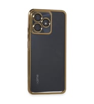 Realme C53 Kılıf Razer Lensli Silikon - Gold