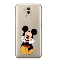 Huawei Mate 20 Lite Uyumlu Baskılı Yumuşak Silikon Şeffaf Telefon Kılıfı