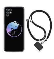 INFINIX Note 11 Pro Note 10 Hot 9 Play Kılıf Boyun Askılı Silikon Love Cats 1604