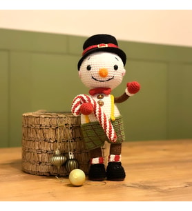 Sevimli Kardan Adam Amigurumi Oyuncak