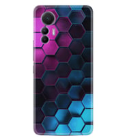 Xiaomi 12 Lite Kılıf Resimli Desenli Silikon Platinium Series Petek 1825