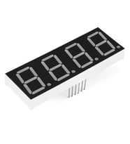 0.56" 4 Hane 7 Segment Led Ekran Kırmızı Ortak Katot 14mm 4 Digit