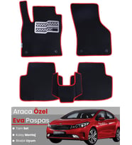 KİA CERATO (2013-2018) Uyumlu EVA Paspas Tam Set–Araca Özel,Kolay Montaj,Su Geçirmez