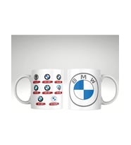 Applucky BMW Logo Tarihçesi Baskı Kupa Bardak (Beyaz)