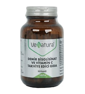 Venatura Demir Bisgilisinat Vitamin C 90 Kapsül