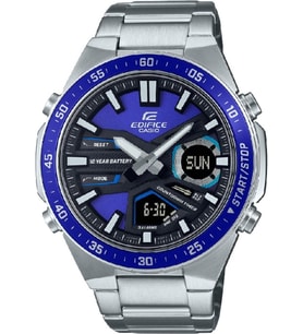 Casio EFV-C110D-2AVDF Edifice 10 Atm Suya Dayanıklı Dijital/Analog Kadran Metalik Renk Erkek Kol Saati