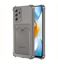 Microsonic Samsung Galaxy A33 5G Card Slot Shock Kılıf Füme (Füme)
