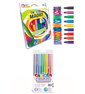 Renk Değiştiren Sihirli Kalem Ve Pastel Süper Yıkanabilir Keçeli Kalem 8'li 43032