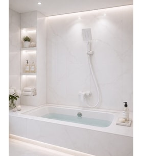 Jet White Duş Seti Acar 07.07.280