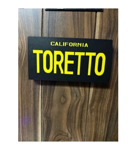 Toretto Yazılı Plaka