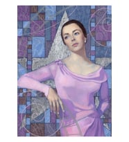 Elizabeth Taylor, Old Hollywood, Famous Woman, Celebrity Portrait Tablo Ahşap Poster Dekoratif