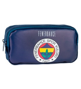 Fenerbahçe Erkek Çocuk Lacivert Renkli Suni Deri Üzerine Arma Baskılı Kalem Çantası - ME25763