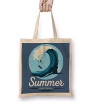 Summer California Waves Bez Çanta Uzun Saplı